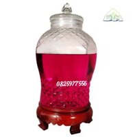 Bình thủy tinh ngâm rượu sâm  đinh lăng nấm Bình kim cương 8833 dung tích 15 lít Gia dụng Dũng Hà