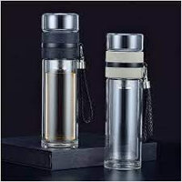 Bình Thủy Tinh Pha Trà 2 Lớp Có Lõi Lọc Trà kèm Dây Dung Tích 420ml