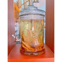 Bình Thuỷ Tinh Trụ Rồng  3 Lít , 6 Lít , 8 Lít, 10 Lít, 12 Lít ( Có Kèm Đế Kê)