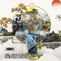 Bình thủy tinh Việt Nam Phú Hòa 7,5L ngâm rượu sâm, Đông trùng hạ thảo, Nấm linh chi