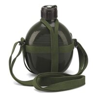 Bình tông, bình bi đông đựng nước, đựng rươu vỏ nhôm dung tích 1 lít shopaha247 bao gồm túi đựng bình