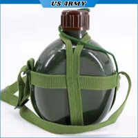 Bình Tông Nhôm Xanh Truyền Thống Đựng Nước Dung Tích 1,2L Tiện Dụng Loại Cực Dày, Chất Liệu Vỏ Nhôm An Toàn Dây Đeo Tiện Dụng - 1,2L Đặc Biệt