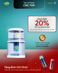 Bình top lọc nước CNC TOP