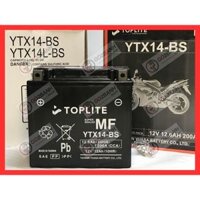Bình Toplite (YTX14-BS) K1300r / R9T, Goldwing 1500, Zx14r 12V-12Ah