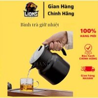 Bình trà giữ nhiệt có lưới lọc trà lõi inox 316 dung tích 1 lít - Phích nước nóng có tay cầm