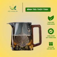 Bình Trà Thủy Tinh Lá Đa