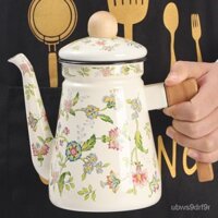 Bình Tráng Men Tráng Men, Bình Dầu Tráng Men, Bình Pha Cà Phê Tráng Men, Bếp Từ, Có Thể Đun Nóng Pha Trà