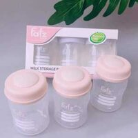 Bình trữ sữa 150ml (bộ 3 bình) Fatzbaby