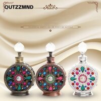 Bình trữ tinh dầu QUTZZMND, Hộp đựng nước hoa Dubai 12ML, Bình thủy tinh tinh tinh tế đặc biệt dày đặc dành cho bé gái