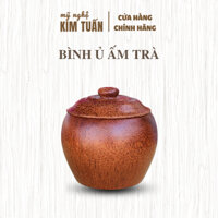 Bình ủ ấm trà giữ nhiệt gỗ dừa thiết kế đơn giản, sang trọng 500ml