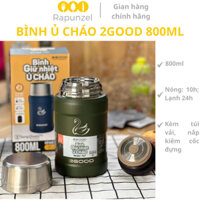 Bình ủ cháo 2GOOG F07, bình cháo 800ml, bình ủ cháo giữ nhiệt, bình đựng thức ăn an toàn