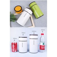 Bình Ủ Cháo Giữ Nhiệt 1000ml Lock&Lock có tay xách dễ dùng