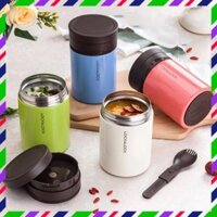 Bình ủ cháo giữ nhiệt cao cấp inox Lock&lock  500ml, đa năng, tiện dụng và sử dụng dễ dàng