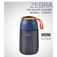 Bình ủ cháo giữ nhiệt cao cấp zebra nhập khẩu chính hãng ZE.BRA Thái Lan 650ml