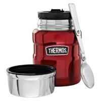 Bình ủ cháo và đựng thức ăn giữ nhiệt kèm thìa gấp gọn Thermos - Dung tích 470ml