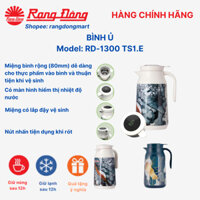 Bình ủ Rạng Đông 1.3 lít, bình thủy giữ nhiệt pha, ủ trà 1300 TS1.E