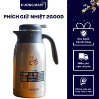 Bình ủ trà 2GOOD B30 (2.1L), Ấm phích pha trà giữ nhiệt nóng và lạnh suốt 24h - Gia Dụng Hương Mart