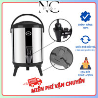 Bình ủ trà giữ nhiệt 6L loại 1 xịn, Bình nước giữ nhiệt inox 304 có vòi chuyên dụng pha trà cao cấp
