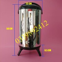 Bình ủ trà sữa, bình giữ nhiệt inox 12 lít.