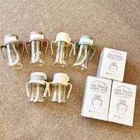 Bình uống nước cao cấp ONE TOUCH 200ml, 260ml Bluemama chính hãng Hàn Quốc ''Bình tập uống nước chống sặc cho bé''