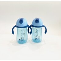 Bình uống nước cho bé bằng nhựa PP KUKU có tay cầm 260ML