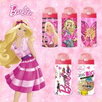 Bình Uống Nước Giữ Nhiệt Cho Bé Có Ống Hút Hình Búp Bê Barbie - Tỉ Mỉ Studio - Mã 1808KT