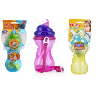 Bình uống nước ống hút kèm dây đeo Nuby, dung tích 420ml 10149