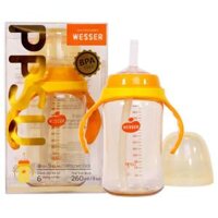 Bình uống nước PPSU 260ml Wesser