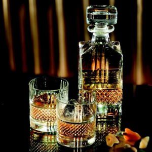 Bình vuông pha lê Ý RCR Brillante 850ml