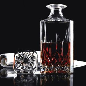 Bình vuông pha lê Ý RCR Opera 750ml