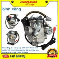 bình xăng cho xe Spacy 125 250K Pascy 125 Attila Tiết Kiệm Xăng Centa, Bộ chế hòa khí GY6 125cc 150cc Scooter