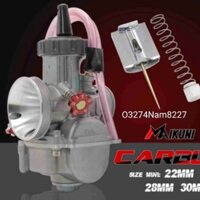 Bình xăng con ga dẹp, nắp chao Maikuni DREAM, WAVE... 22,24,26,28,30,32,34mm