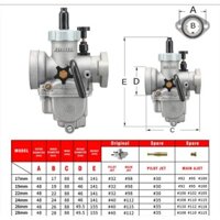 Bình xăng con Nibbi Ga tròn có sẵn Vai Bắt Ốc ( 22mm / 24mm / 26mm / 28mm / 30mm )