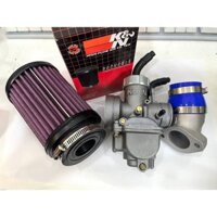 Bình xăng con Nova LS 125 (họng 24) lắp wave dream + co cao su chống rách + lọc Trụ KN