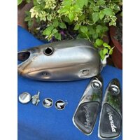 Bình xăng lớn 67, chưa sơn. Hàng gia công, dành cho các dòng xe 67 - 68 - CD - CL (Có chống ọc)