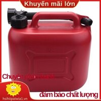 Bình xăng ô tô 5L có thể dự phòng Hộp đựng xăng bằng nhựa Hộp đựng nhiên liệu chống tĩnh điện có ống để du lịch ô tô. hsihiipaiwia1vn