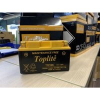 Bình xe Motor Toplite TTZ10S 12v hàng chính hãng, chất lượng cao chuyên dùng cho PKL/Motorcycles/big bike Yamaha/BMW/KTM