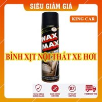 Bình xịt bóng nội thất xe ô tô - taplo - ghế da, bình xịt bóng Waxmax - Shop KingCar