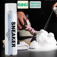 Bình xịt bọt tuyết giặt khô giày chai xịt bọt tuyết tẩy trắng vệ sinh giày dép sneaker 300ml chuyên dụng