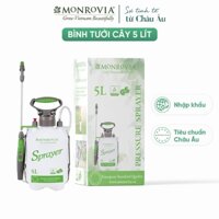 Bình xịt bọt tuyết tưới cây MONROVIA 5 lít, phun hai chế độ, áp suất lớn, tiêu chuẩn Châu Âu