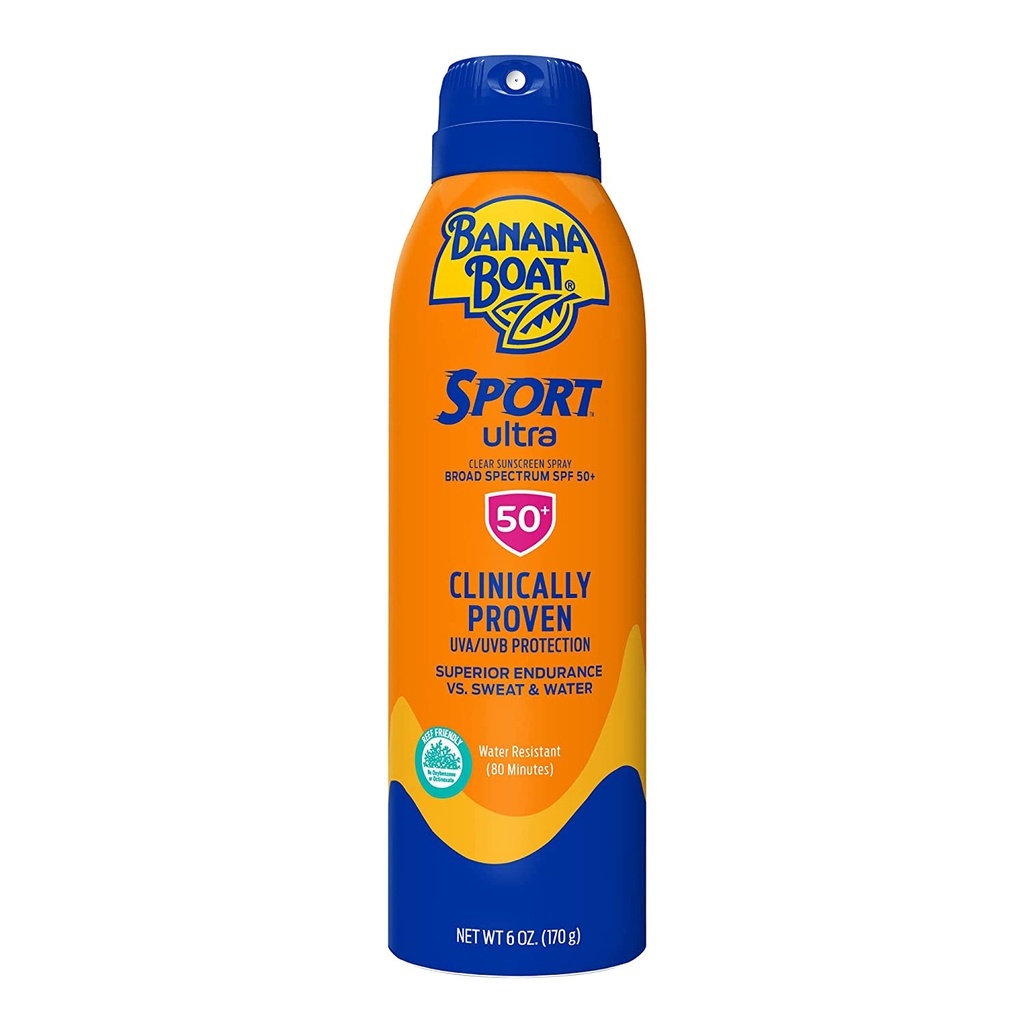 banana boat sun tan spray