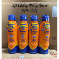 Bình Xịt Chống Nắng Thể Thao Banana Boat Sport (SPF100PA+++ ) Chai 170ml bảo vệ da và tia UV