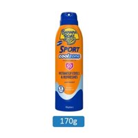 Bình xịt chống nắng thể thao kháng nước Banana Boat Sport CoolZone Sunscreen Spray SPF50 170g (Mỹ)