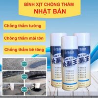 Bình xịt chống thấm đa năng chai xịt ngăn dột nước trần sàn mái tôn, chân tường nhà màu trắng