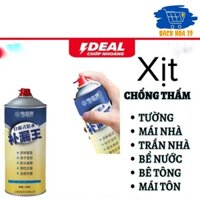 BÌNH XỊT CHỐNG THẤM,CHỐNG DỘT, CHỐNG NƯỚC, chai xịt chống dột mái nhà, tường, ống nước... đa năng VHMART57
