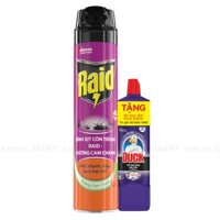 Bình Xịt Côn Trùng Raid Hương Cam Chanh 600ml