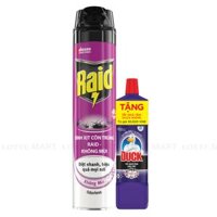Bình Xịt Côn Trùng Raid Không Mùi Chai 600ml
