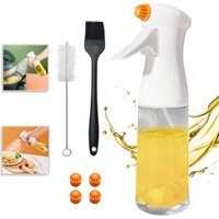 Bình xịt dầu để nấu ăn, Bình xịt dầu ô liu 230ml Mister, Bình dầu thủy tinh cao cấp, Phụ kiện nồi chiên không khí, Được sử dụng rộng rãi cho BBQ, Salad, Nướng bánh