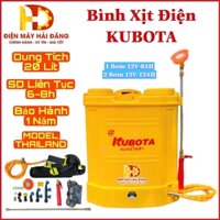 Bình xịt điện KUBOTA. 1 Bơm & 2 Bơm. Dung tích 20L.Vỏ bình dày.SD Liên tục 6-8h. Bảo Hành 12 Tháng