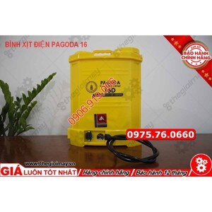 Bình xịt điện phun thuốc trừ sâu Pagoda 16D - 16 lít